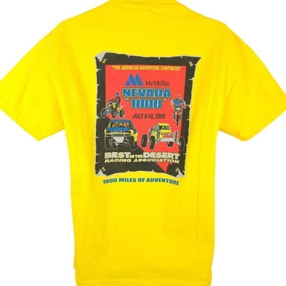 Vintage Off Road Racing T Shirt Mens Size Large Y2K 2005 Nevada 1000 - Picture 1 of 6